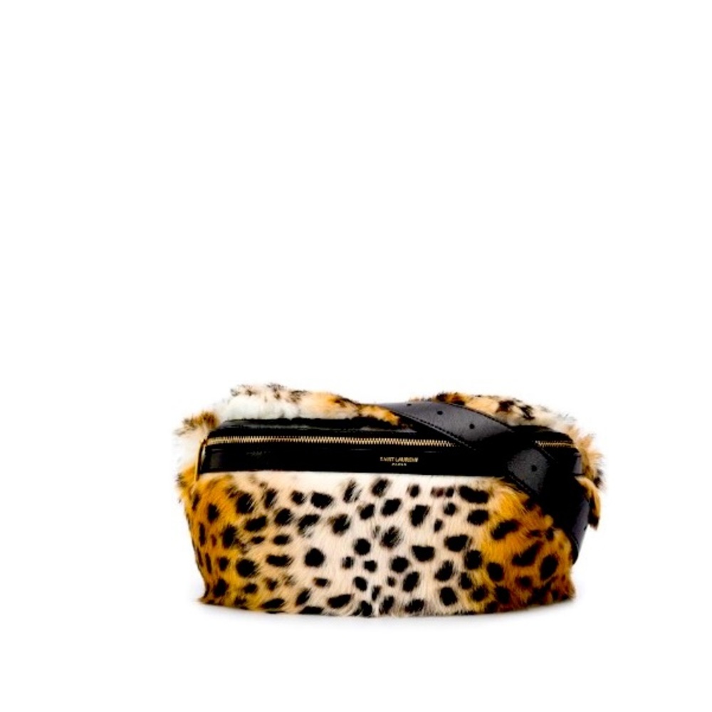 Saint Laurent leopard print belt bag